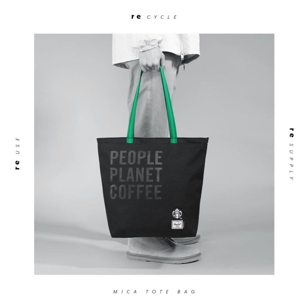 Starbucks-Herschel-bag-black-green