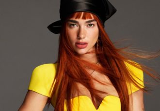 Dua Lipa Versace 2021 Yellow