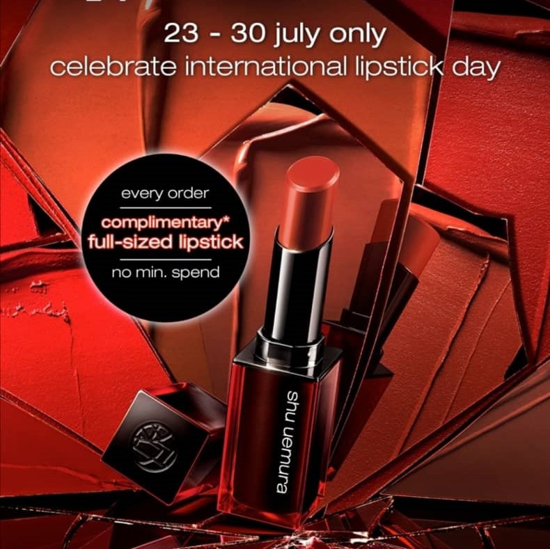 International Lipstick Day Shu Uemura Featured
