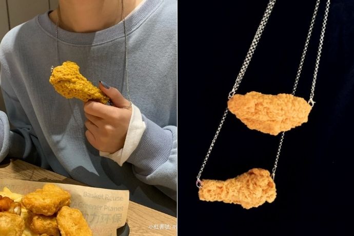 Fried Chicken Necklace Feature