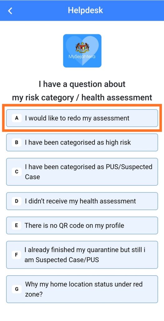 mysejahtera-hso-error-helpdesk-health-assessment