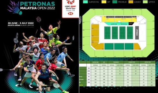 Petronas Malaysia Open 2022 Tickets Go On Sale May 26th Feature