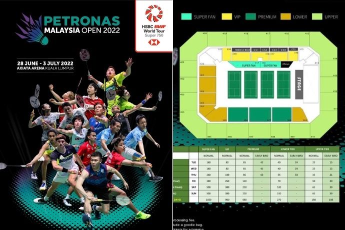 Petronas Malaysia Open 2022 Tickets Go On Sale May 26th Feature