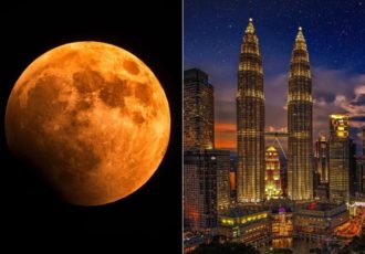 Largest Supermoon Over Malaysian Skies 14july 2022 Feature