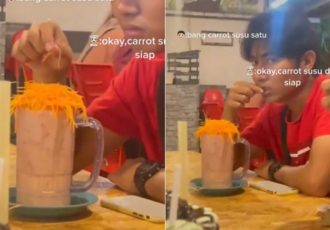 Ordering Carrot Susu But It Serves Carrot Dinosaur Tiktok Feature