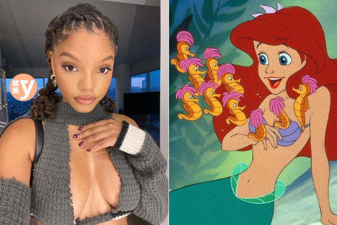 the-little-mermaid-trailer-ariel-first-look-halle-bailey