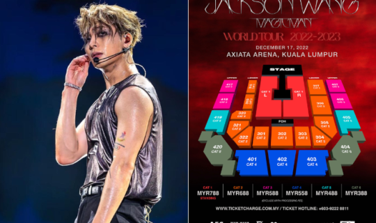 Jackson wang concert ticket