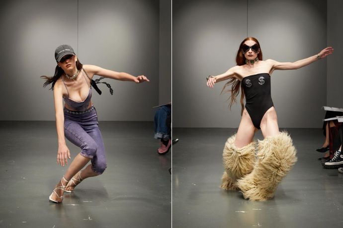 Avavav Models Falling Over Runway Fashion Week Milan Featuredd