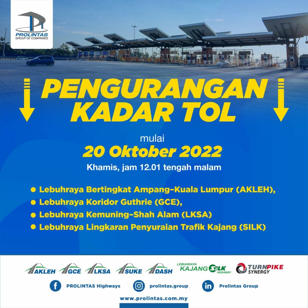 prolintas-reduces-four-highway-toll-rates-since-20-oct-list