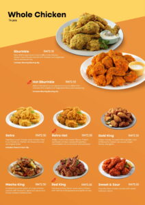 BHC Chicken Menu