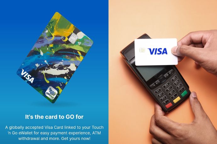 Touch N Go Ewallet Linked Visa Card Malaysias First Numberless Card Feature