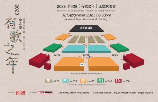 Jonathan Lee 2023 - seat plan