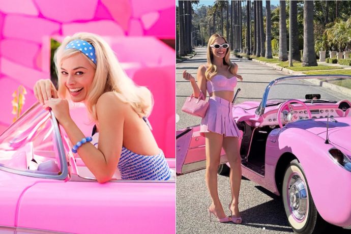 Margot Robbie Barbie Doll Inspiration Press Tour Outfits Feature