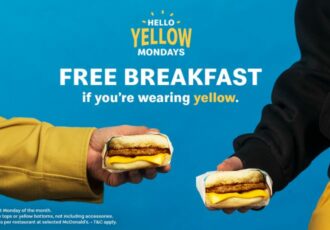 Mcdonalds Hello Yellow Mondays Promo