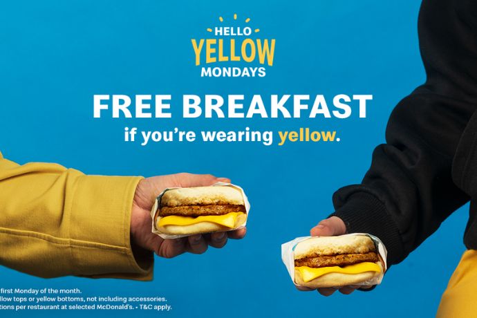 Mcdonalds Hello Yellow Mondays Promo