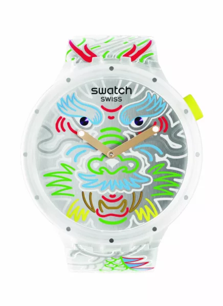 Swatch Year Of Dragon Dragon In Cloud Dial