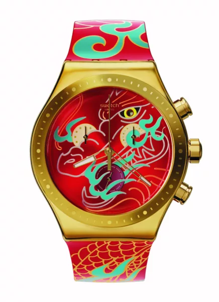 Swatch Year Of Dragon Dragon In Motion Dial