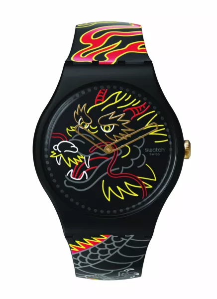 Swatch Year Of Dragon Dragon In Wind Pay Dial