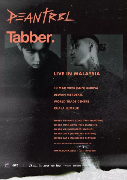 Dean With Tabber Live In Malaysia Ticket Price