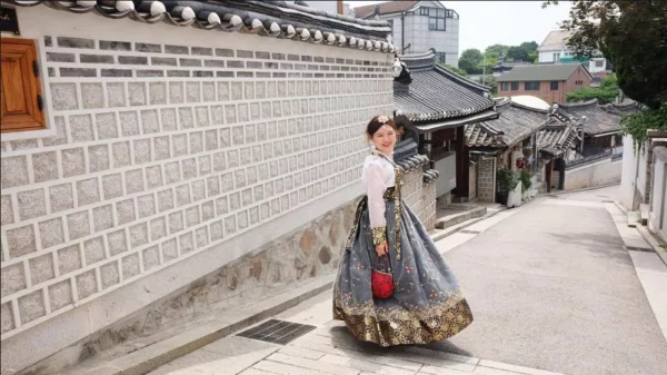 Gyeongbokgung Palace Seohwa Hanbok Rental Seoul