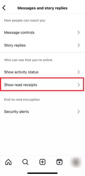 Ig Read Receipt Show
