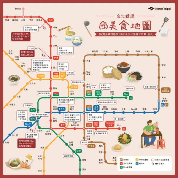 Taipei Travel Mrt Map 1