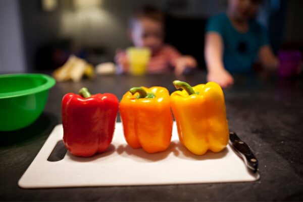 differents between bell pepper colours