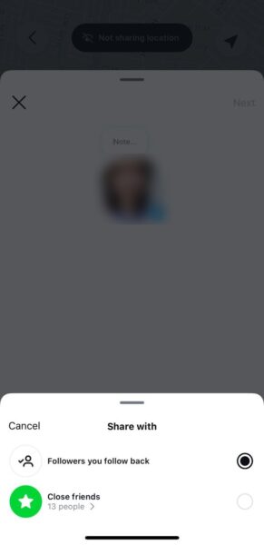 Ig Sharing Map Close Friend