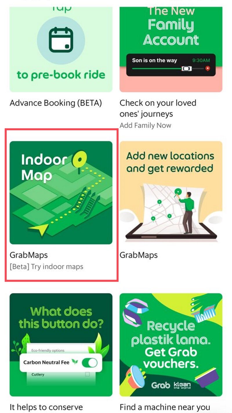 Grab Indoor Map