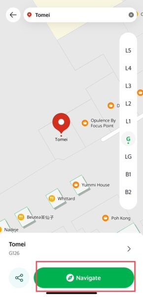Grab Navigation