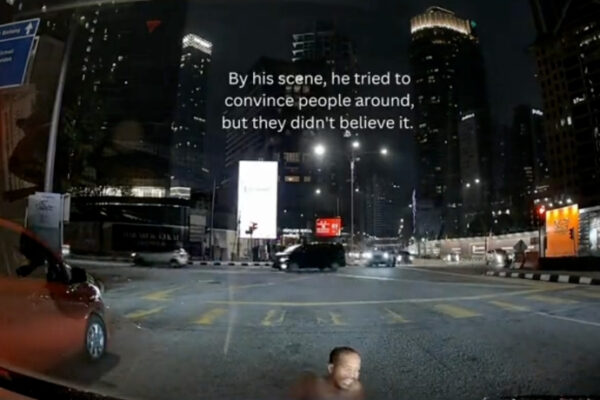 Man Stage An Accident At Bukit Bintang2