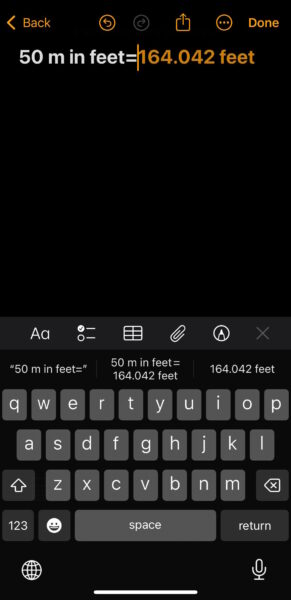 Iphone Calculator Maths Note Answer