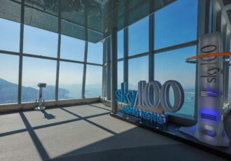 Sky100 Day View With Telescope West