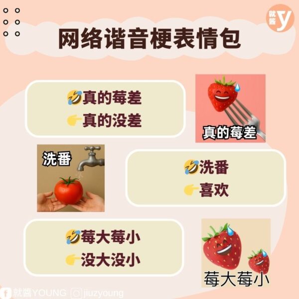 这些网络谐音梗表情包,你Get到几个? | 酱好玩 | 黑化的鼠鼠 | 就酱YOUNG