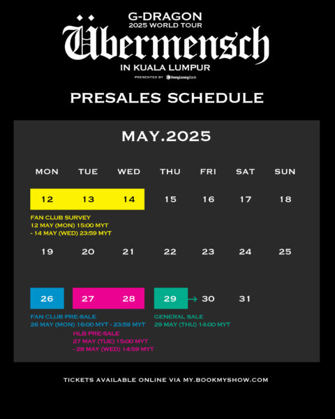 Presales Schedule