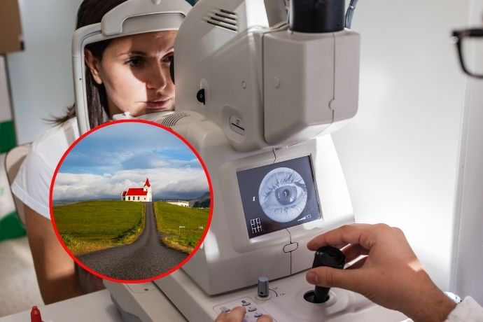 Have you seen the “red house eye test chart” it actually exists in iceland!