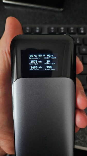 Powerbank temperature