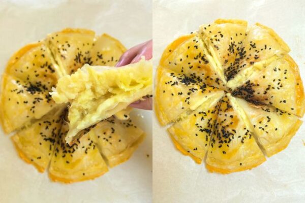 Durian Cheese Crispy Pancake