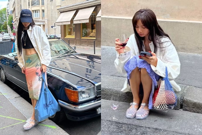 Jelly shoes and jelly bags are suddenly popular again (2)