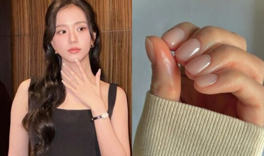 Plain water nail manicure (2)