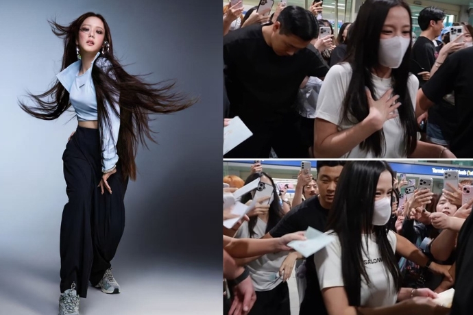 Jisoo seoul airport