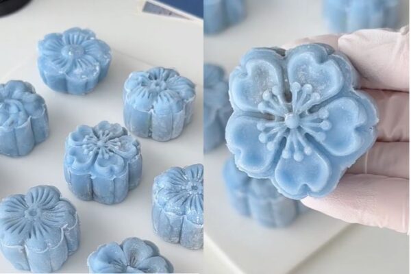 🥮 Oreo Cream Cheese Snow Skin Mooncakes